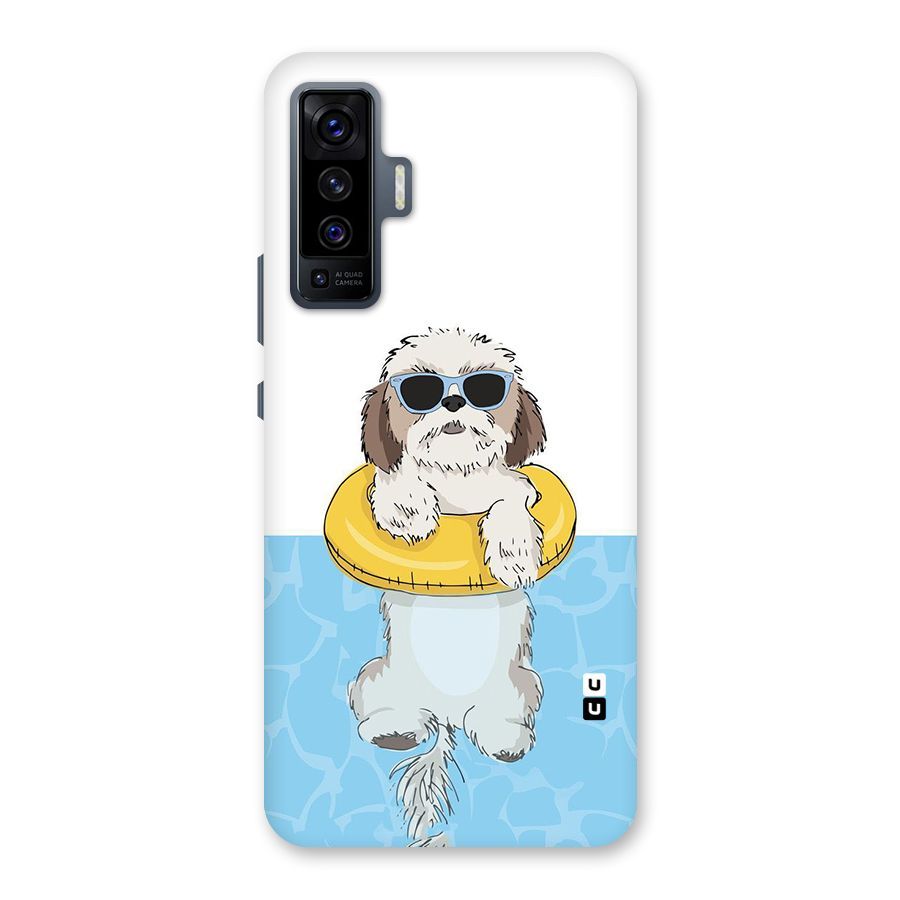 Swimming Doggo Back Case for Vivo X50