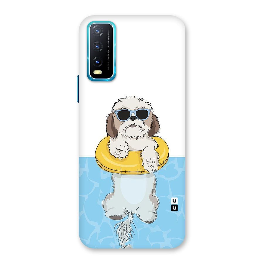 Swimming Doggo Back Case for Vivo Y20A