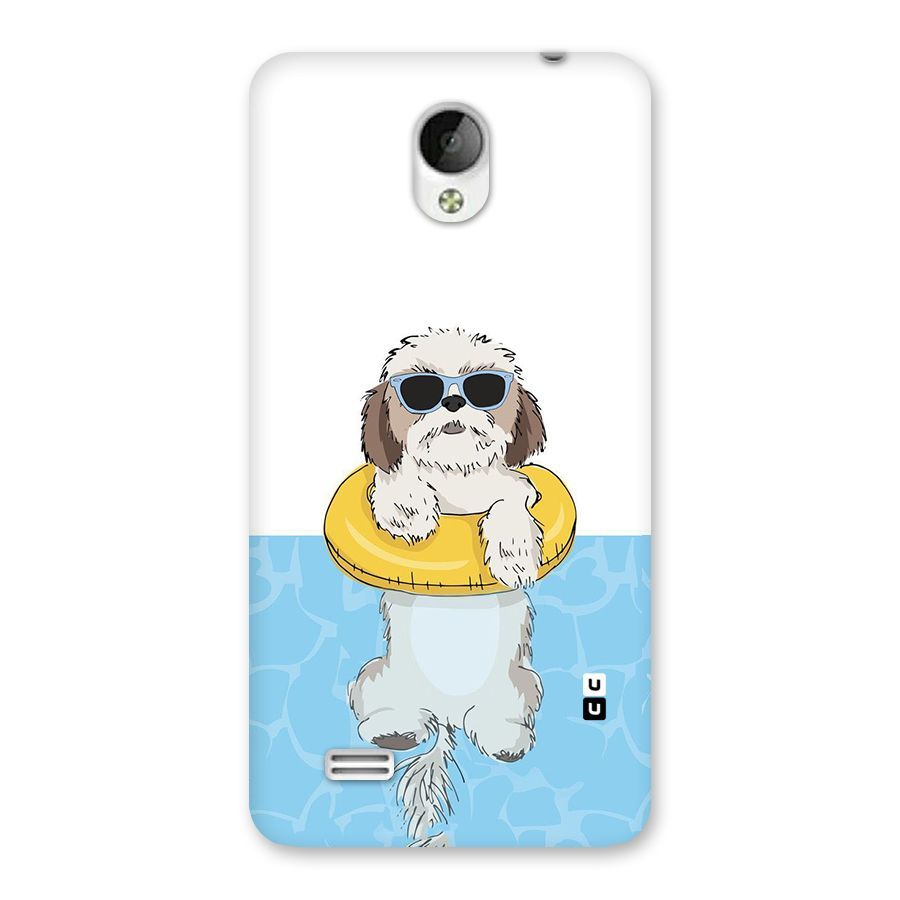 Swimming Doggo Back Case for Vivo Y21