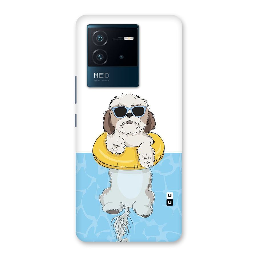 Swimming Doggo Back Case for Vivo iQOO Neo 6 5G