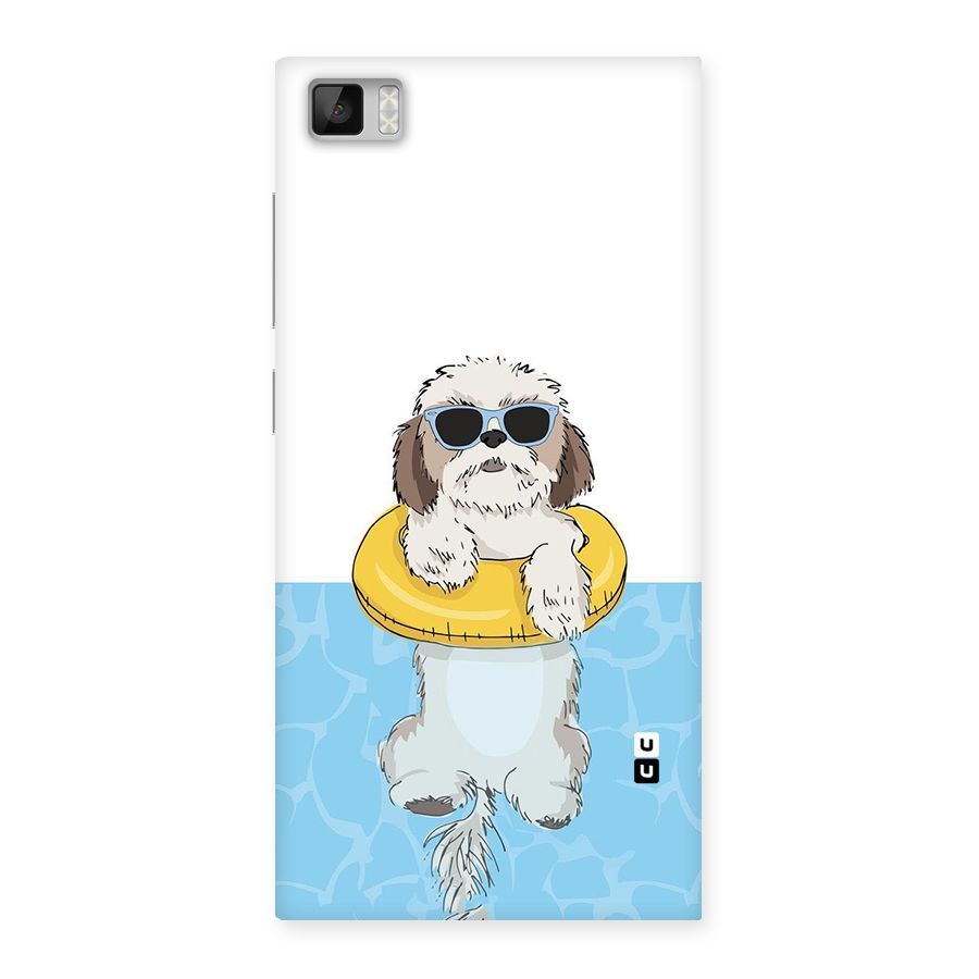 Swimming Doggo Back Case for Xiaomi Mi3