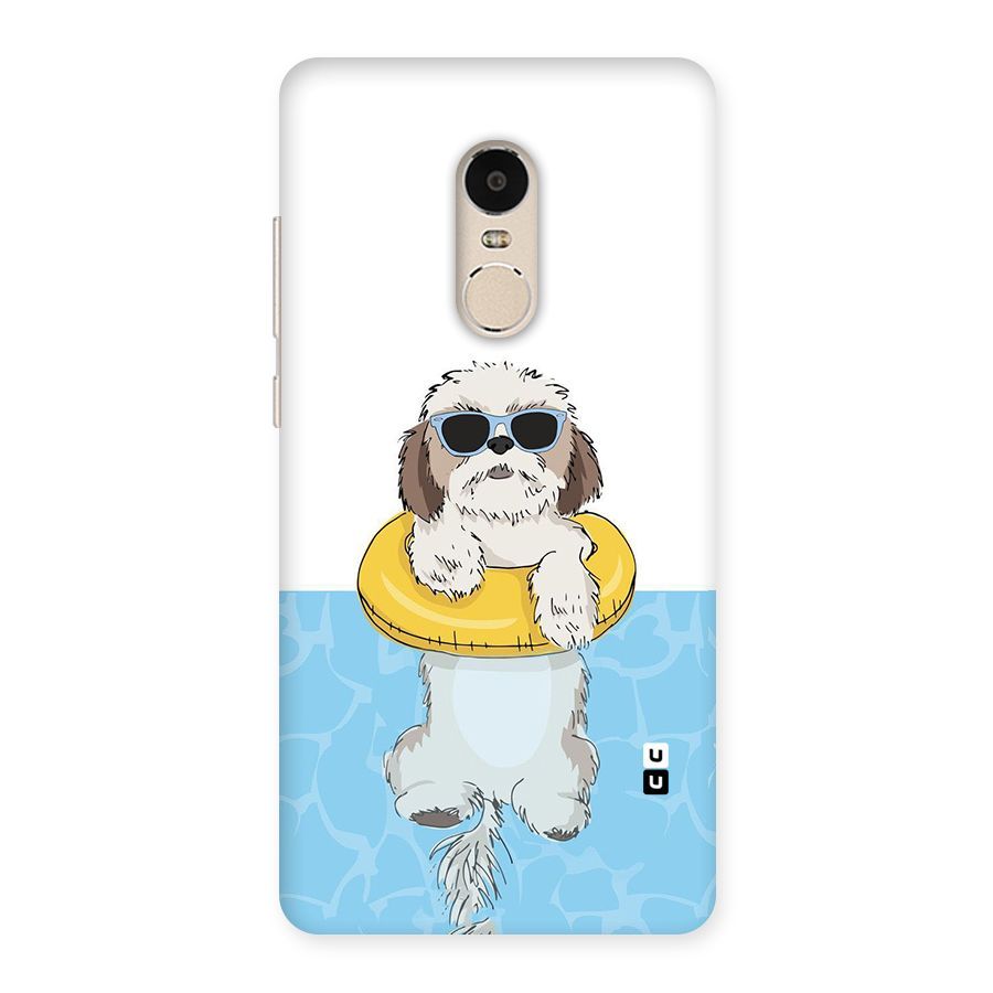 Swimming Doggo Back Case for Xiaomi Redmi Note 4
