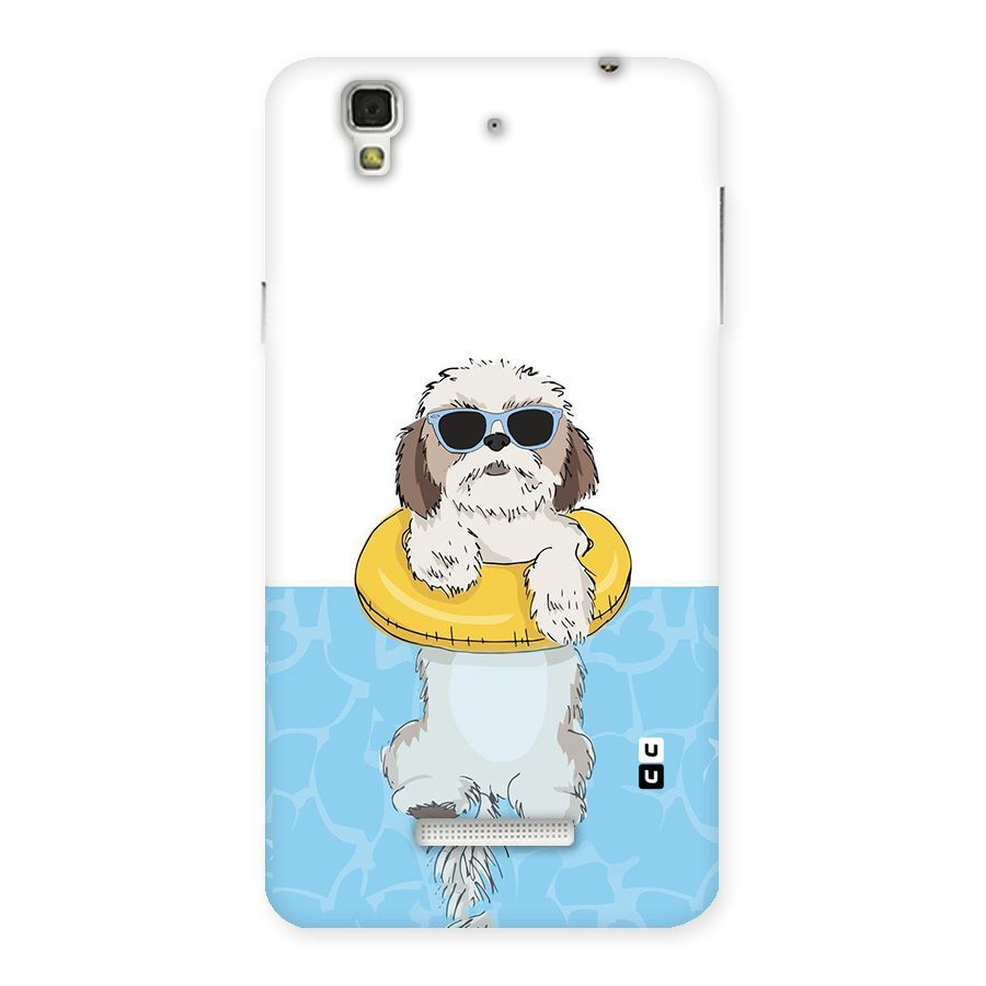 Swimming Doggo Back Case for YU Yureka Plus