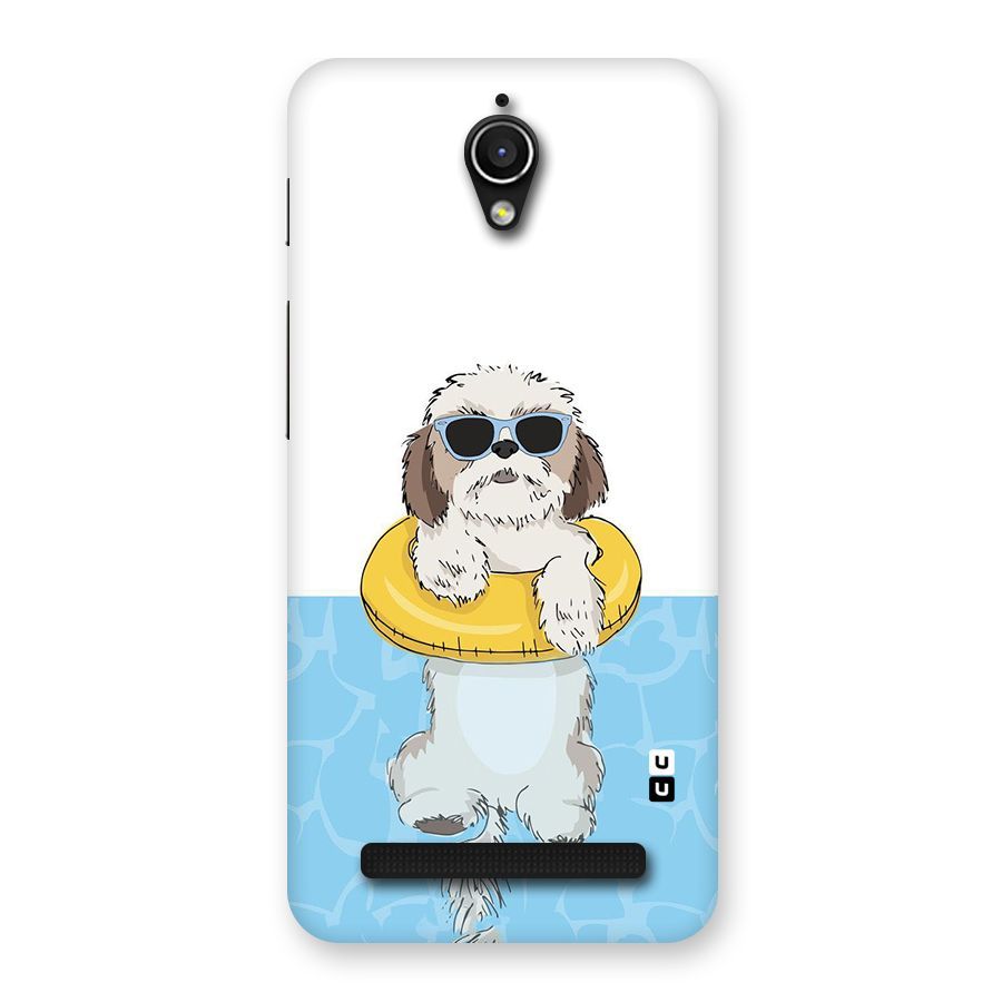 Swimming Doggo Back Case for Zenfone Go