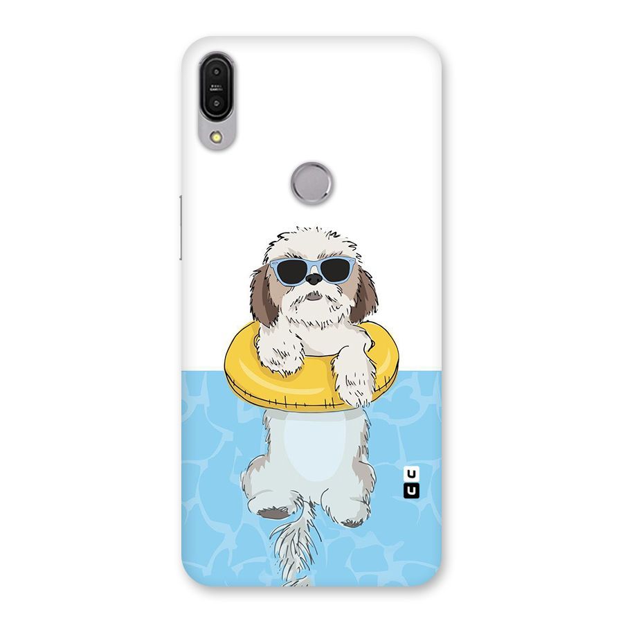 Swimming Doggo Back Case for Zenfone Max Pro M1