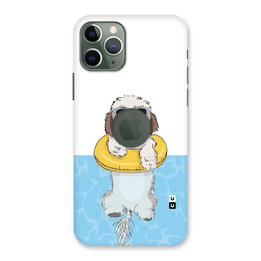 Swimming Doggo Back Case for iPhone 11 Pro Logo  Cut