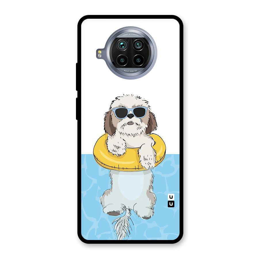 Swimming Doggo Glass Back Case for Mi 10i