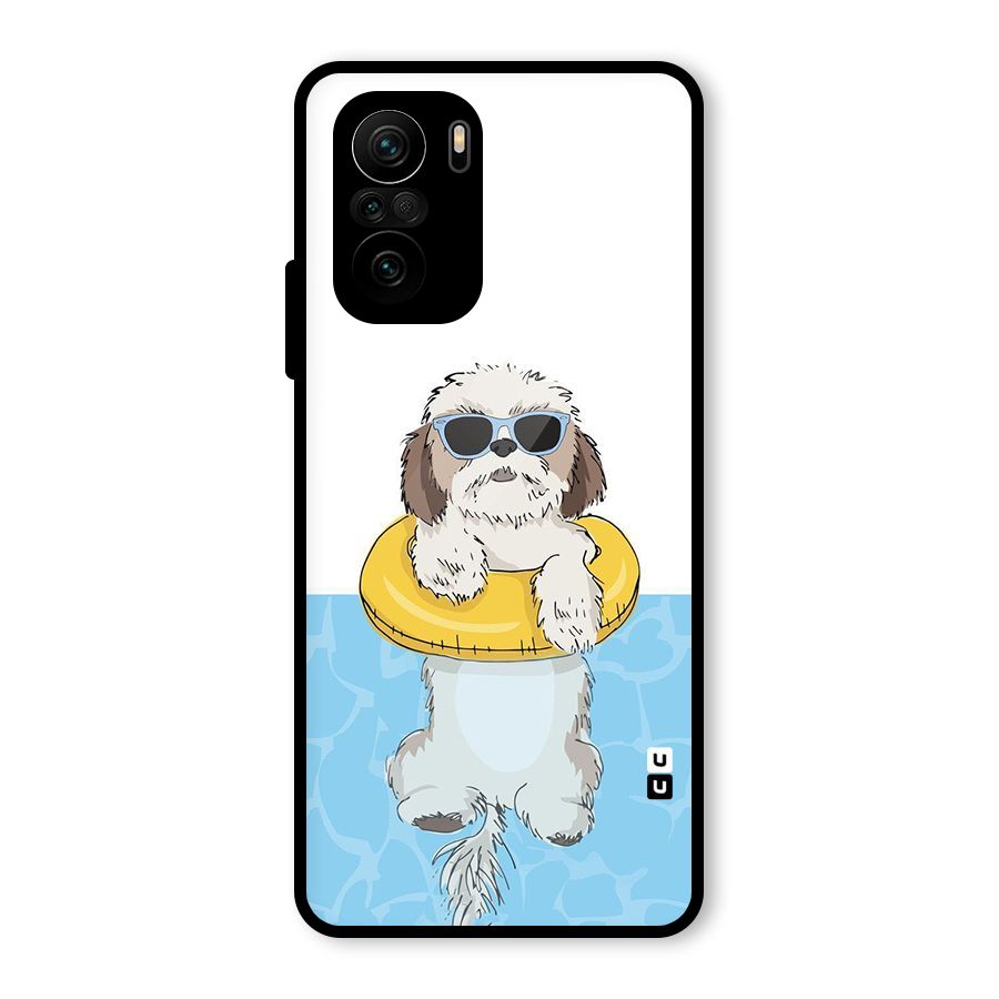 Swimming Doggo Glass Back Case for Mi 11X Pro