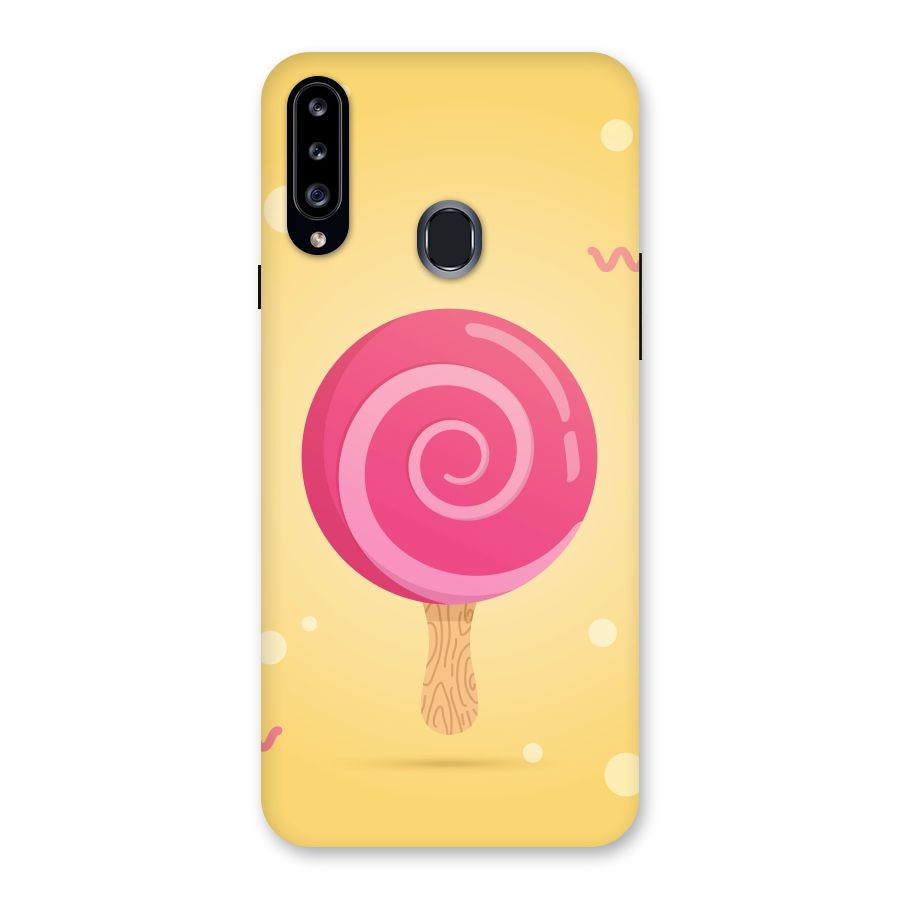 Swirl Ice Cream Back Case for Samsung Galaxy A20s
