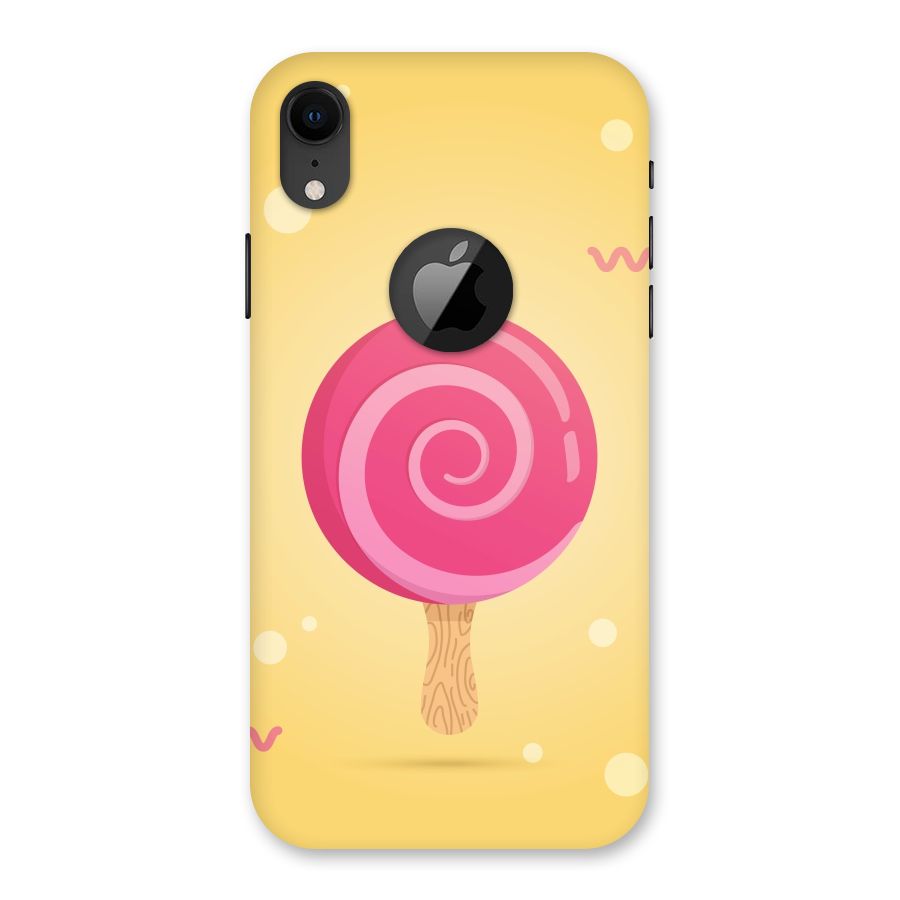 Swirl Ice Cream Back Case for iPhone XR Logo Cut