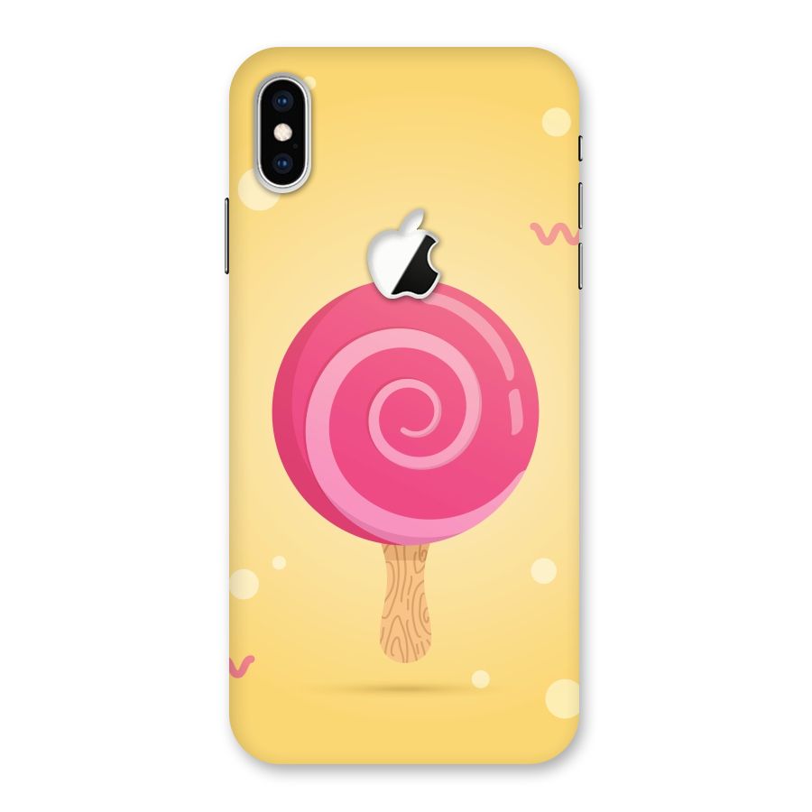 Swirl Ice Cream Back Case for iPhone XS Max Apple Cut