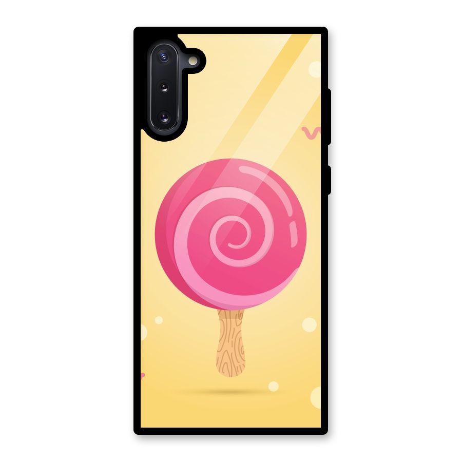 Swirl Ice Cream Glass Back Case for Galaxy Note 10
