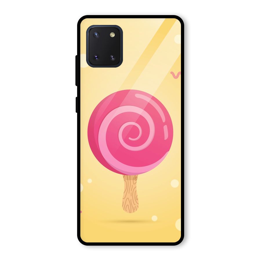 Swirl Ice Cream Glass Back Case for Galaxy Note 10 Lite