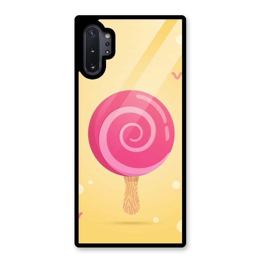 Swirl Ice Cream Glass Back Case for Galaxy Note 10 Plus