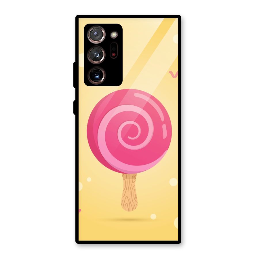 Swirl Ice Cream Glass Back Case for Galaxy Note 20 Ultra
