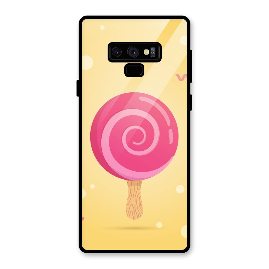Swirl Ice Cream Glass Back Case for Galaxy Note 9
