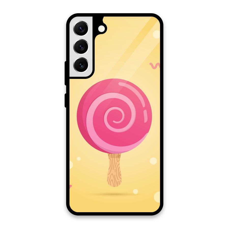 Swirl Ice Cream Glass Back Case for Galaxy S22 Plus 5G