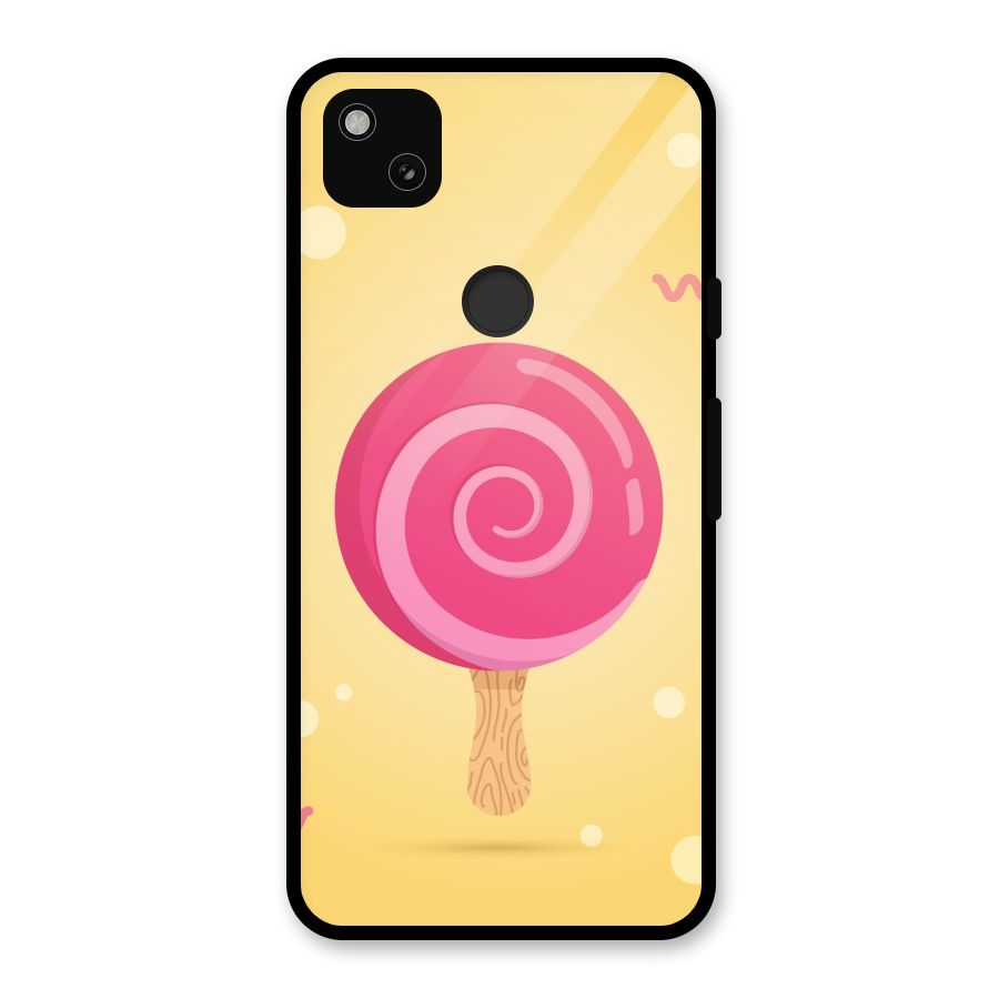 Swirl Ice Cream Glass Back Case for Google Pixel 4a