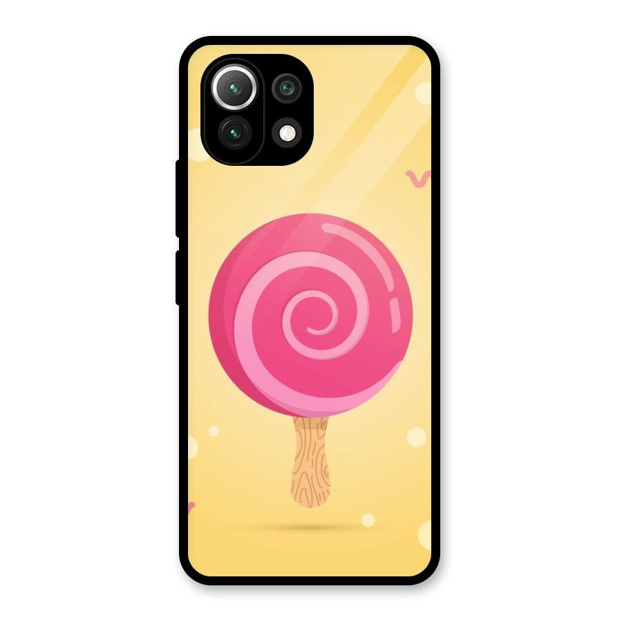 Swirl Ice Cream Glass Back Case for Mi 11 Lite
