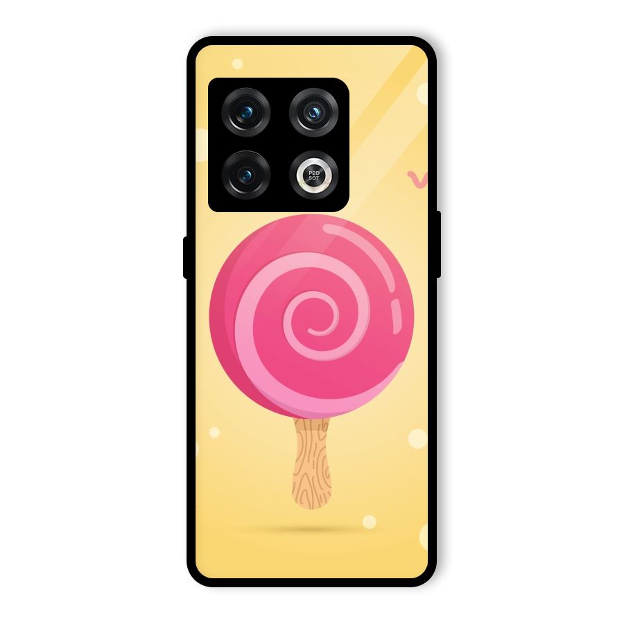 Swirl Ice Cream Glass Back Case for OnePlus 10 Pro 5G
