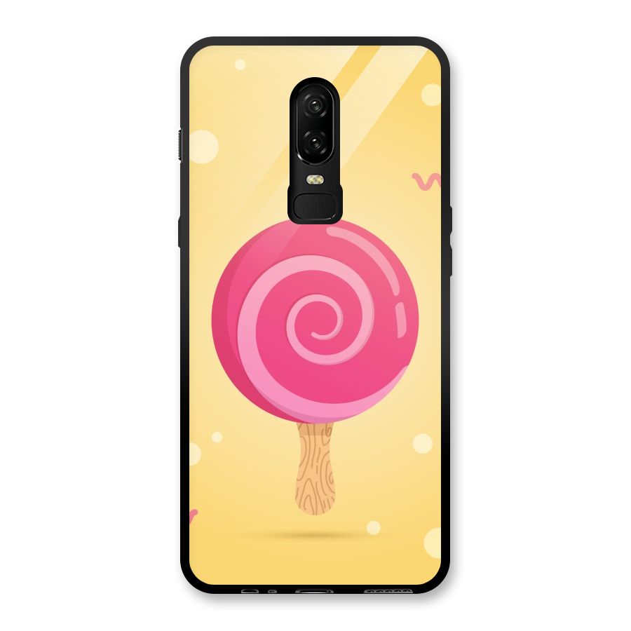 Swirl Ice Cream Glass Back Case for OnePlus 6