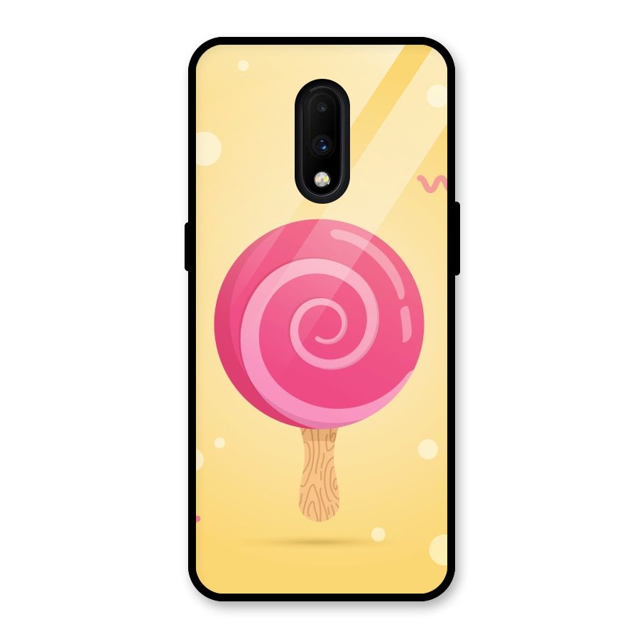 Swirl Ice Cream Glass Back Case for OnePlus 7