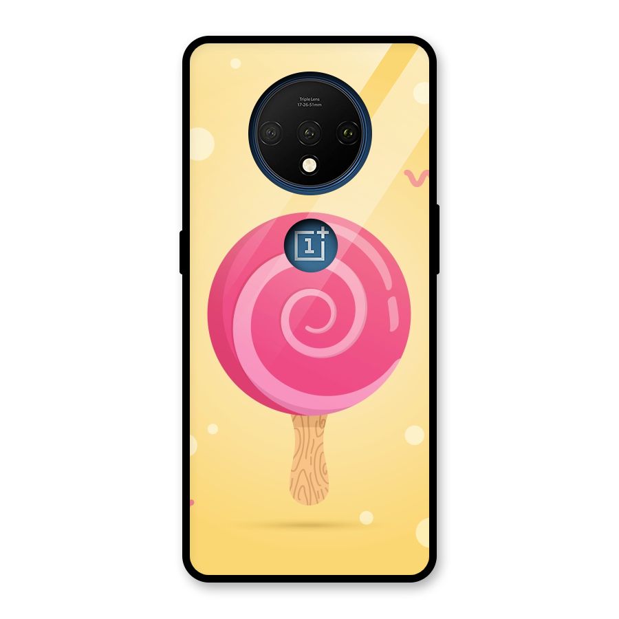 Swirl Ice Cream Glass Back Case for OnePlus 7T