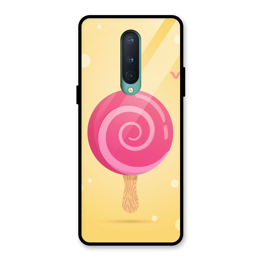 Swirl Ice Cream Glass Back Case for OnePlus 8