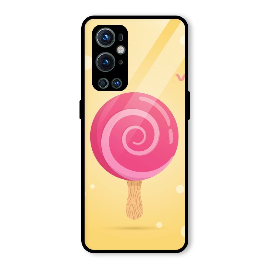 Swirl Ice Cream Glass Back Case for OnePlus 9 Pro