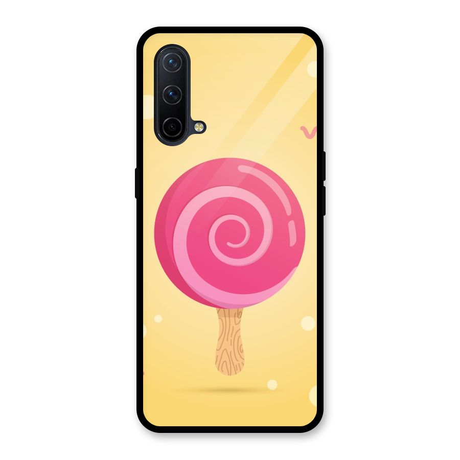 Swirl Ice Cream Glass Back Case for OnePlus Nord CE 5G
