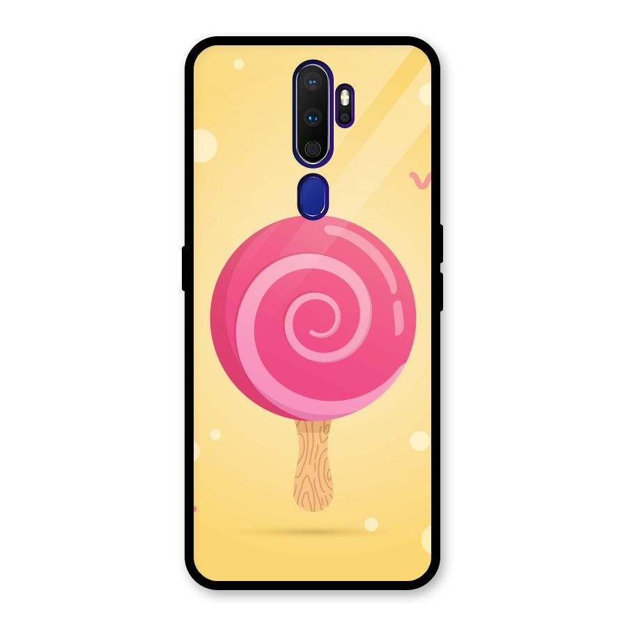 Swirl Ice Cream Glass Back Case for Oppo A9 (2020)