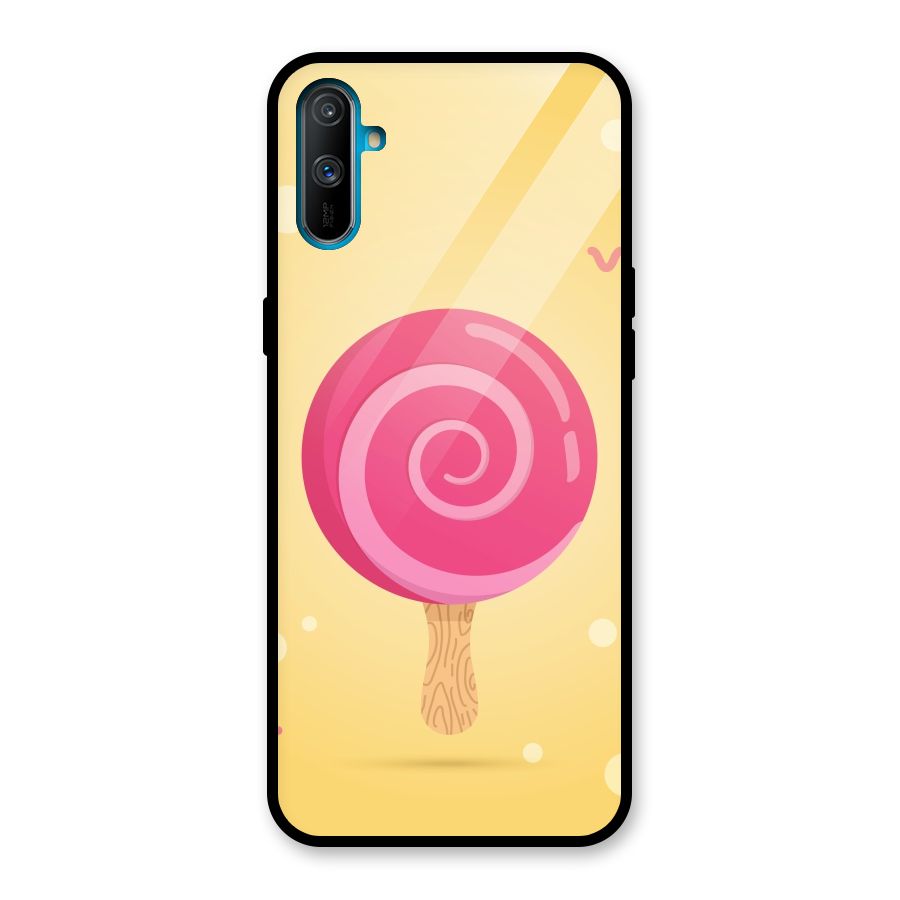 Swirl Ice Cream Glass Back Case for Realme C3
