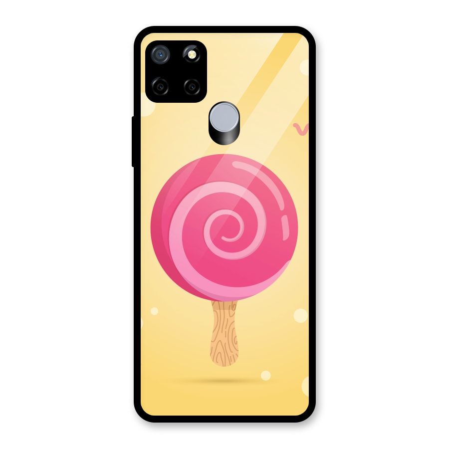 Swirl Ice Cream Glass Back Case for Realme Narzo 30A