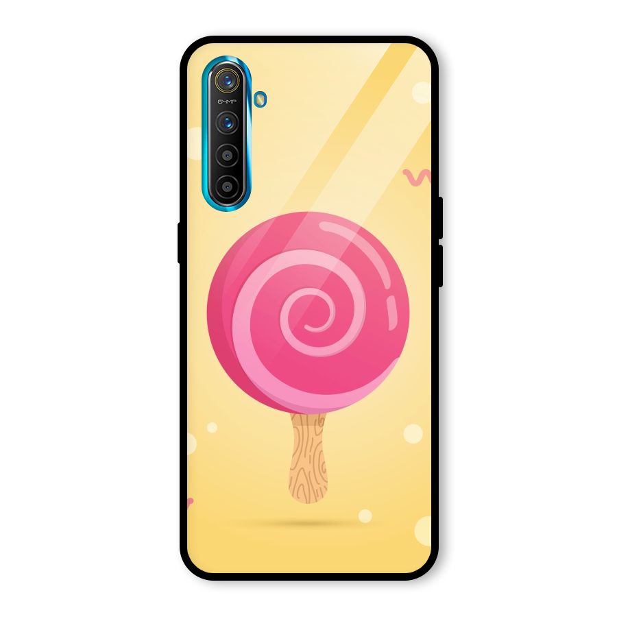 Swirl Ice Cream Glass Back Case for Realme X2