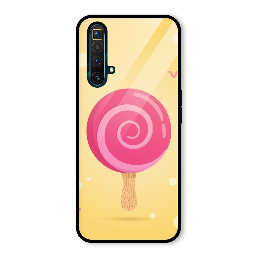 Swirl Ice Cream Glass Back Case for Realme X3