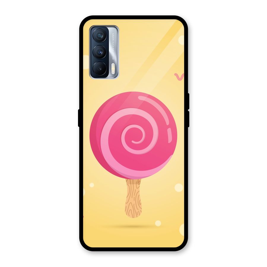 Swirl Ice Cream Glass Back Case for Realme X7