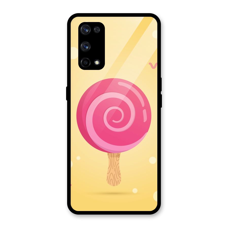 Swirl Ice Cream Glass Back Case for Realme X7 Pro