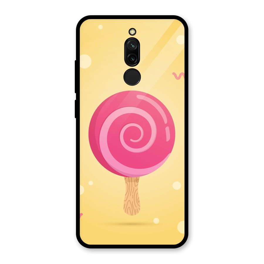 Swirl Ice Cream Glass Back Case for Redmi 8