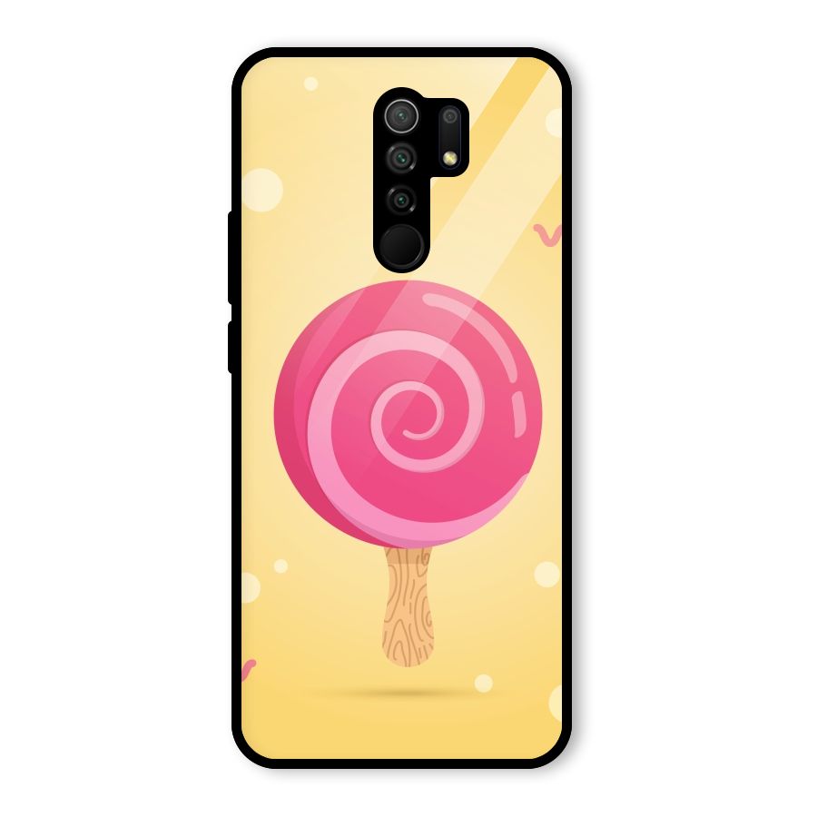 Swirl Ice Cream Glass Back Case for Redmi 9 Prime