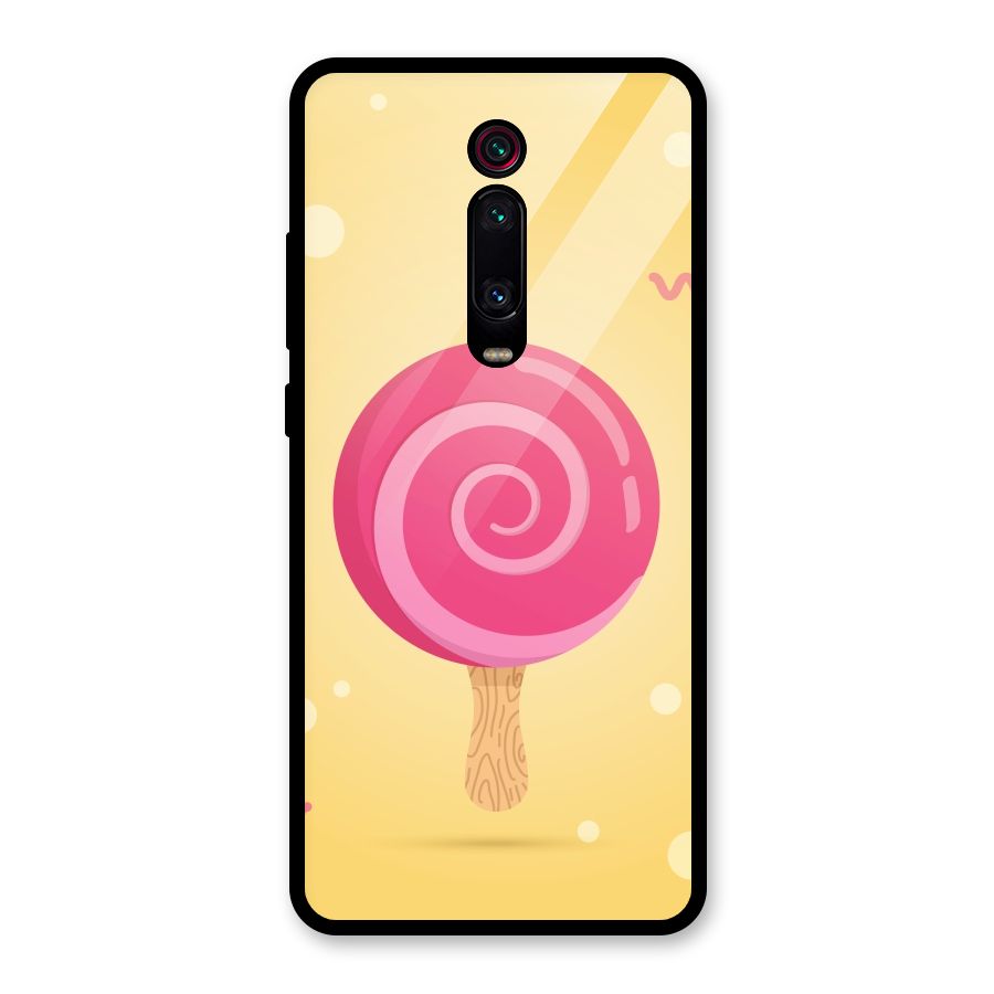 Swirl Ice Cream Glass Back Case for Redmi K20