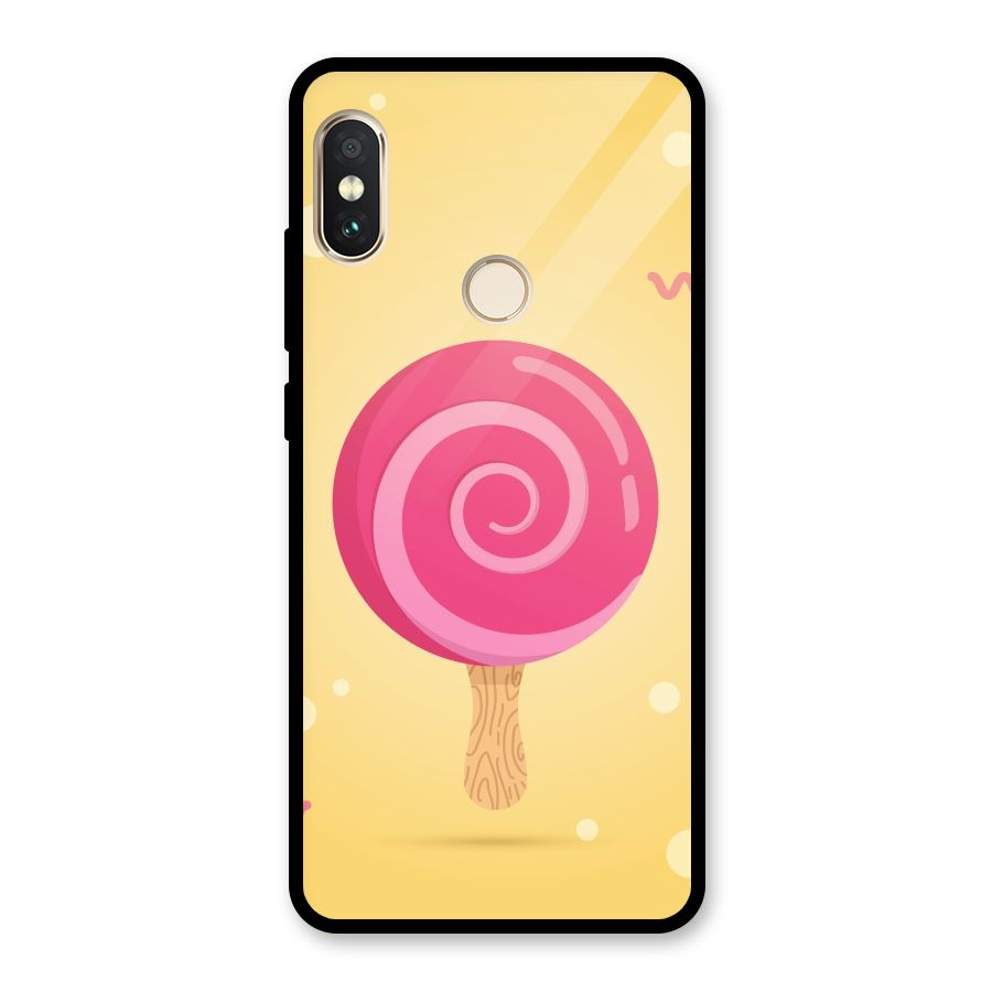 Swirl Ice Cream Glass Back Case for Redmi Note 5 Pro