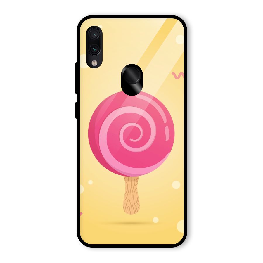 Swirl Ice Cream Glass Back Case for Redmi Note 7 Pro