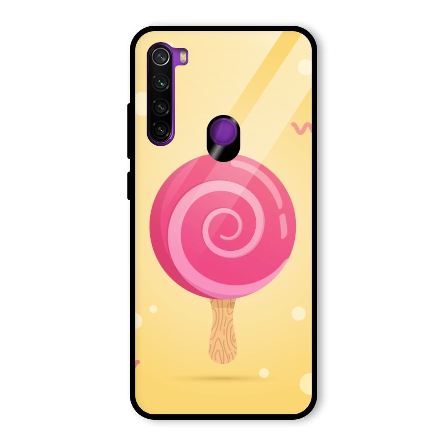 Swirl Ice Cream Glass Back Case for Redmi Note 8