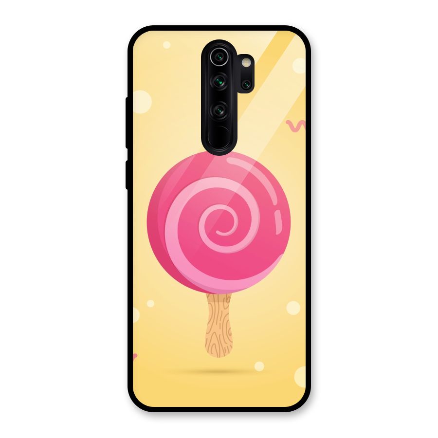 Swirl Ice Cream Glass Back Case for Redmi Note 8 Pro