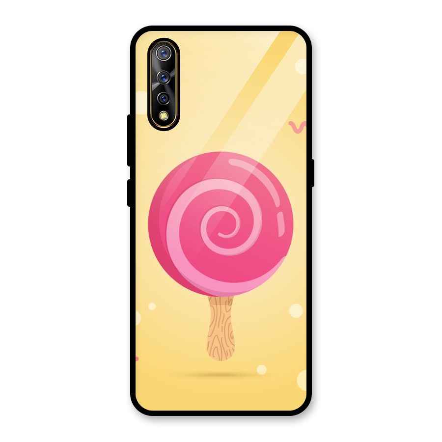 Swirl Ice Cream Glass Back Case for Vivo S1