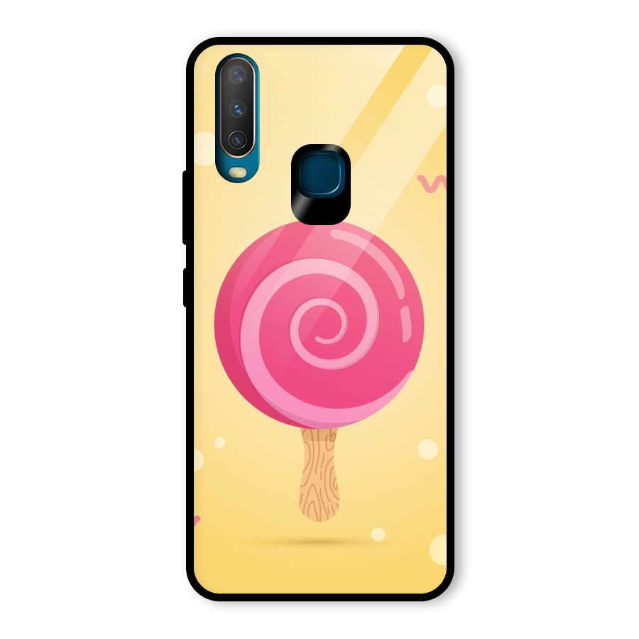 Swirl Ice Cream Glass Back Case for Vivo U10