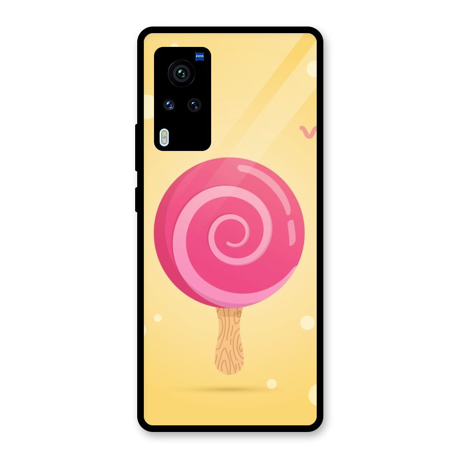 Swirl Ice Cream Glass Back Case for Vivo X60 Pro