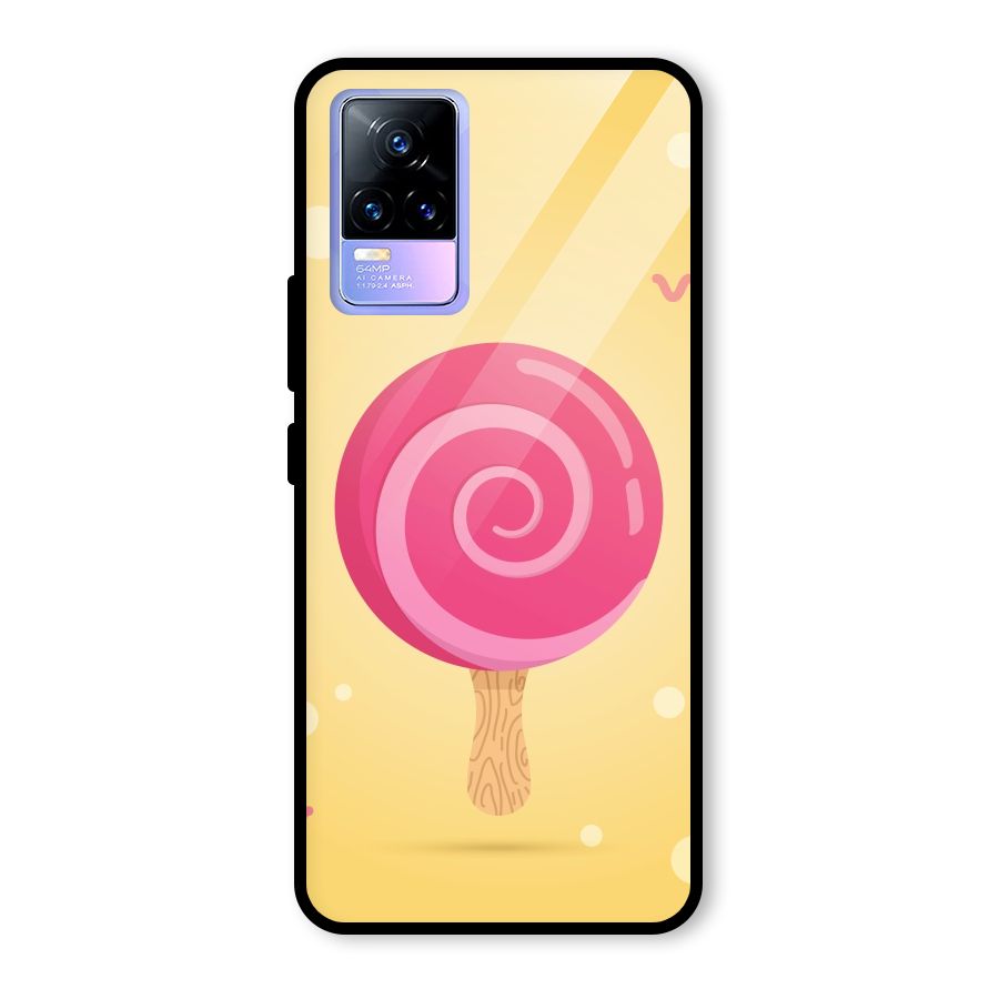 Swirl Ice Cream Glass Back Case for Vivo Y73