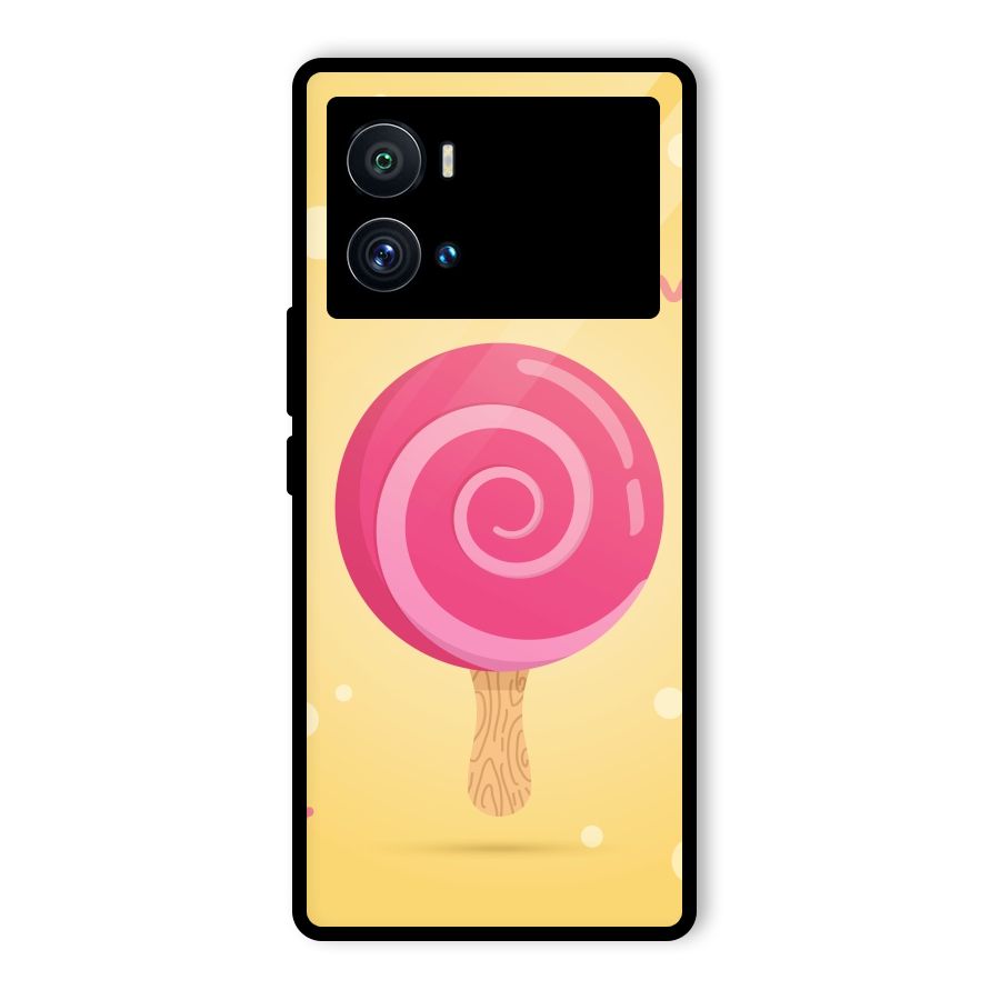 Swirl Ice Cream Glass Back Case for Vivo iQOO 9 Pro
