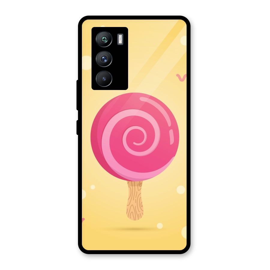 Swirl Ice Cream Glass Back Case for Vivo iQOO 9 SE